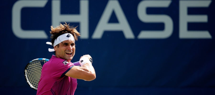 David Ferrer pasa a la tercera ronda del US Open. David Ferrer pasa a la tercera ronda del US Open.