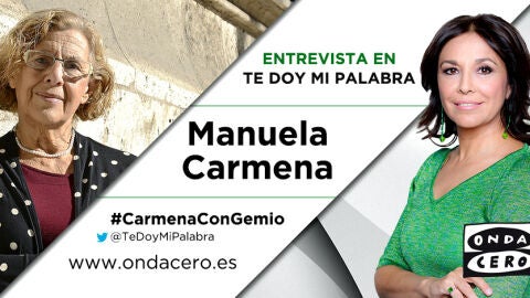 Manuela Carmena desayuna con Isabel Gemio en Te doy mi palabra