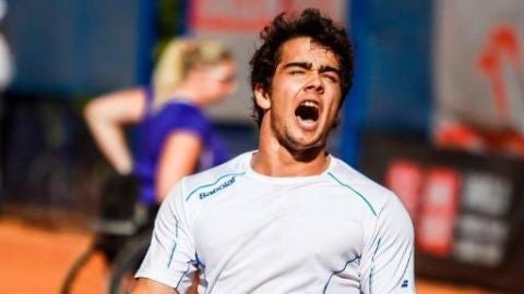 El tenista paral&iacute;mpico, Daniel Caverzaschi. 