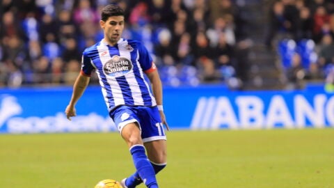 Juanfran, lateral del Deportivo