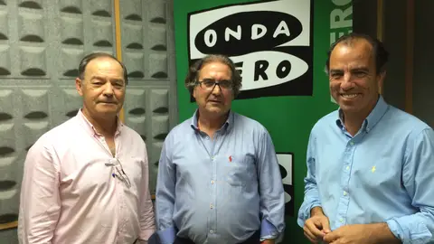 Roman Felones, Carlos Garcia Adanero y Fermin Ciaurriz Roman Felones, Carlos Garcia Adanero y Fermin Ciaurriz