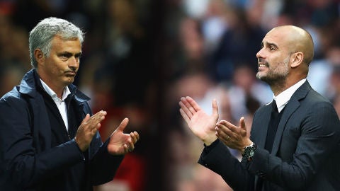 Mourinho y Guardiola, ahora entrenadores de United y City