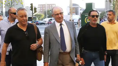 Rodrigo Rato llega a los juzgados Rodrigo Rato llega a los juzgados