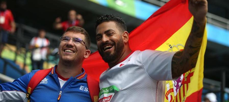Kim López celebra la medalla de oro lograda en Río Kim López celebra la medalla de oro lograda en Río