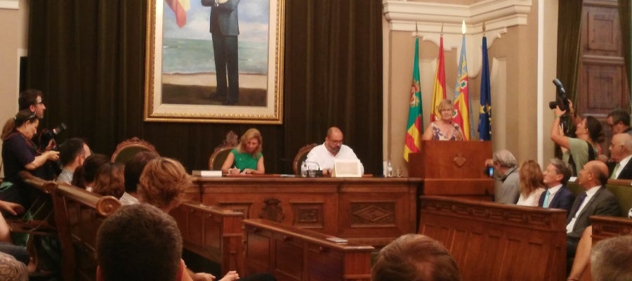 El salón de plenos del ayuntamiento ha acogido la firma del hermanamiento El salón de plenos del ayuntamiento ha acogido la firma del hermanamiento