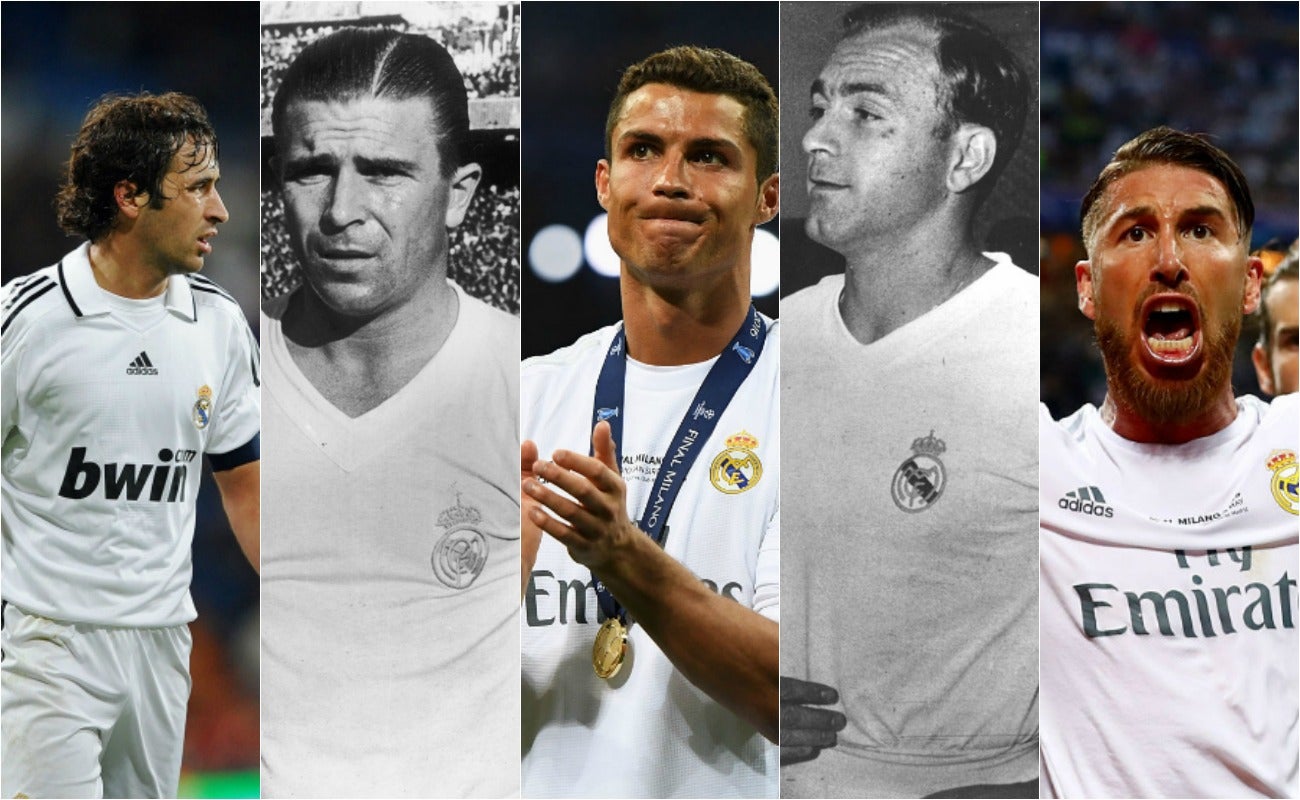 Los 50 mejores jugadores en la historia del Real Madrid Los 50 mejores jugadores en la historia del Real Madrid