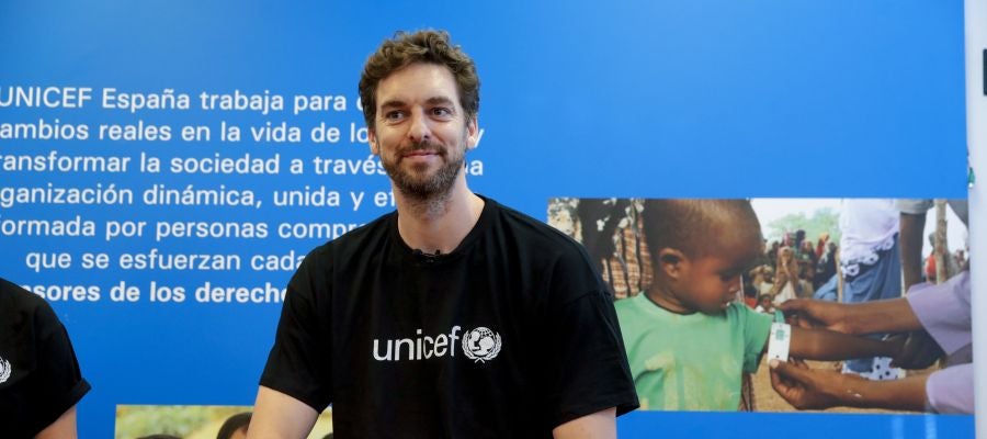 Pau Gasol muestra su lado más humano con Unicef Pau Gasol muestra su lado más humano con Unicef