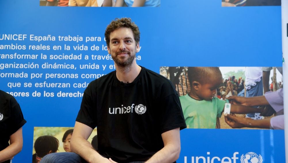 Pau Gasol muestra su lado más humano con Unicef