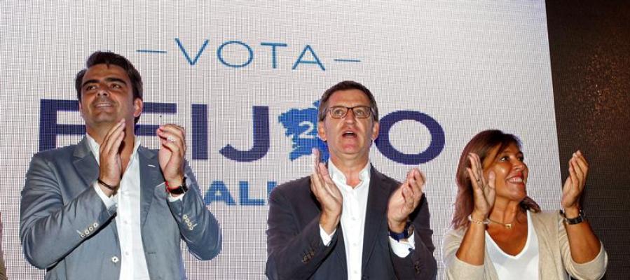 Arranca la campaña de Feijóo en Galicia. Arranca la campaña de Feijóo en Galicia.