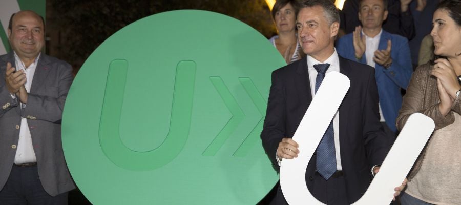 El lehendakari y candidato a la reelección, Iñigo Urkullu El lehendakari y candidato a la reelección, Iñigo Urkullu