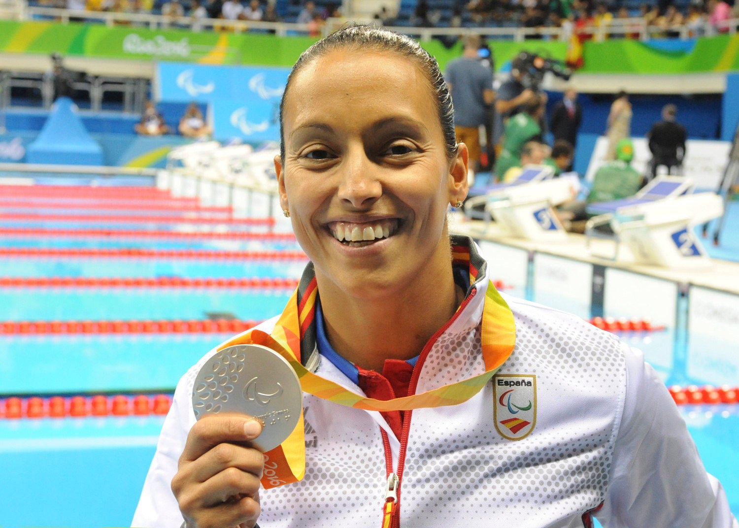 Teresa Perales, plata en 200 metros libres de los Juegos Paralímpicos de Río 2016 Teresa Perales, plata en 200 metros libres de los Juegos Paralímpicos de Río 2016