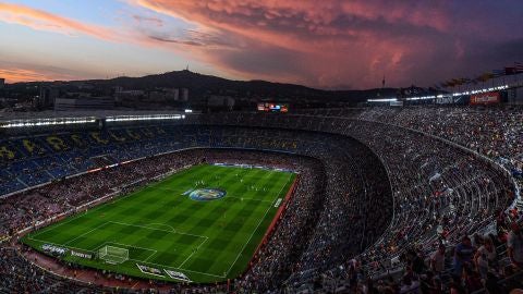 Todo listo en el Camp Nou