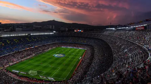 Todo listo en el Camp Nou Todo listo en el Camp Nou