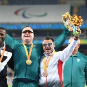 David Casinos, medalla de bronce de lanzamiento de disco de la clase F11 en los Paralímipicos de Río 2016
