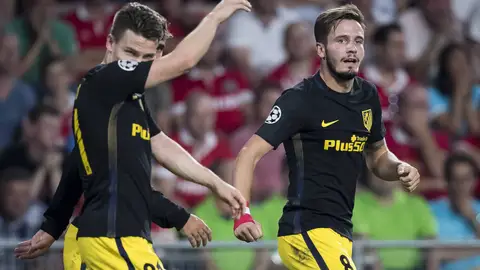 Saúl marcó el gol del triunfo del Atlético Saúl marcó el gol del triunfo del Atlético