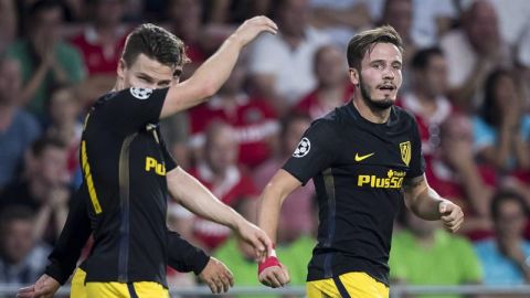 Sa&uacute;l marca con el Atl&eacute;tico ante el PSV