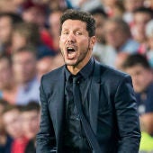Diego Simeone, en la banda de Eindhoven
