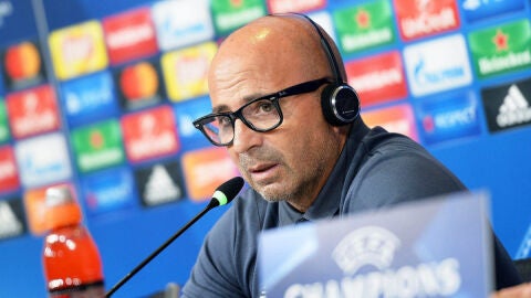 Sampaoli, en rueda de prensa