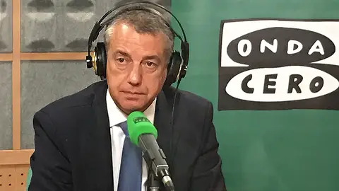 El lehendakariari Íñigo Urkullu en los estudios de Onda Cero El lehendakariari Íñigo Urkullu en los estudios de Onda Cero