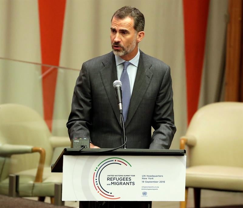 El Rey destaca que los refugiados deben respetar los valores de los países de acogida El Rey destaca que los refugiados deben respetar los valores de los países de acogida