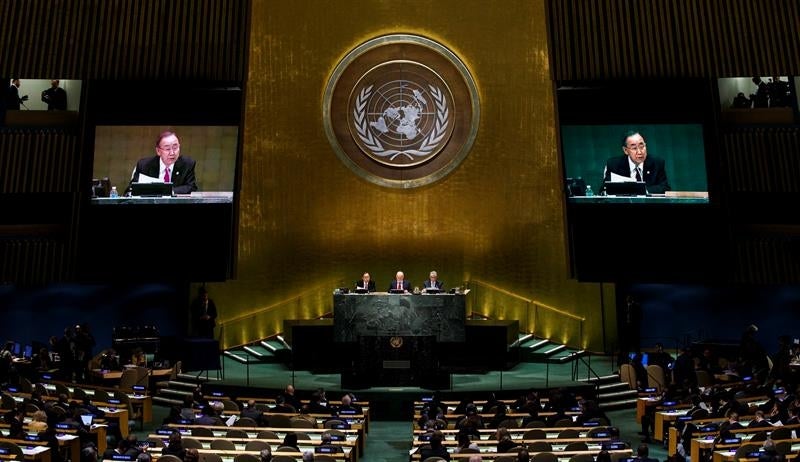 Los líderes mundiales prometen reforzar protección de refugiados y migrantes Los líderes mundiales prometen reforzar protección de refugiados y migrantes