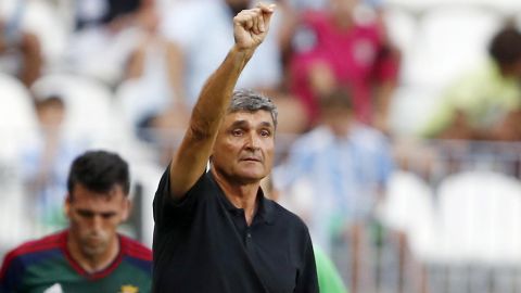 El entrenador del M&aacute;laga, Juande Ramos.