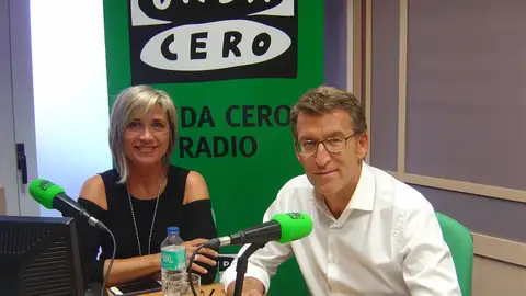 Julia Otero y Alberto Núñez Feijóo Julia Otero y Alberto Núñez Feijóo