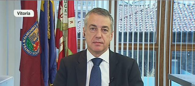 Urkullu: "Somos nacionalistas y nacimos con una finalidad a la que no renuncio" Urkullu: "Somos nacionalistas y nacimos con una finalidad a la que no renuncio"