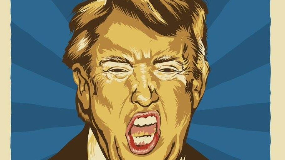 Portada del libro 'Trump, el le&oacute;n del circo', de Paco Reyero