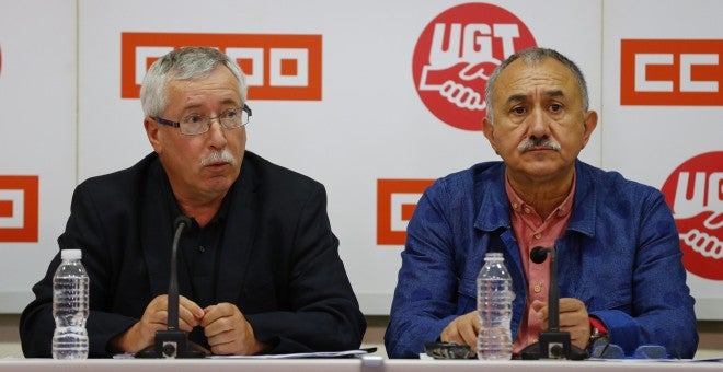 UGT y CCOO declararán "la guerra" si las indemnizaciones entre temporales y fijos se igualan "por abajo" UGT y CCOO declararán "la guerra" si las indemnizaciones entre temporales y fijos se igualan "por abajo"