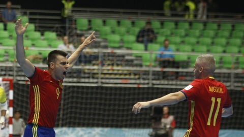 Espa&ntilde;a pasa a cuartos de final del Mudial de futsala