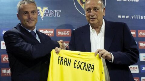 Fran Escrib&aacute; el d&iacute;a de su presentaci&oacute;n