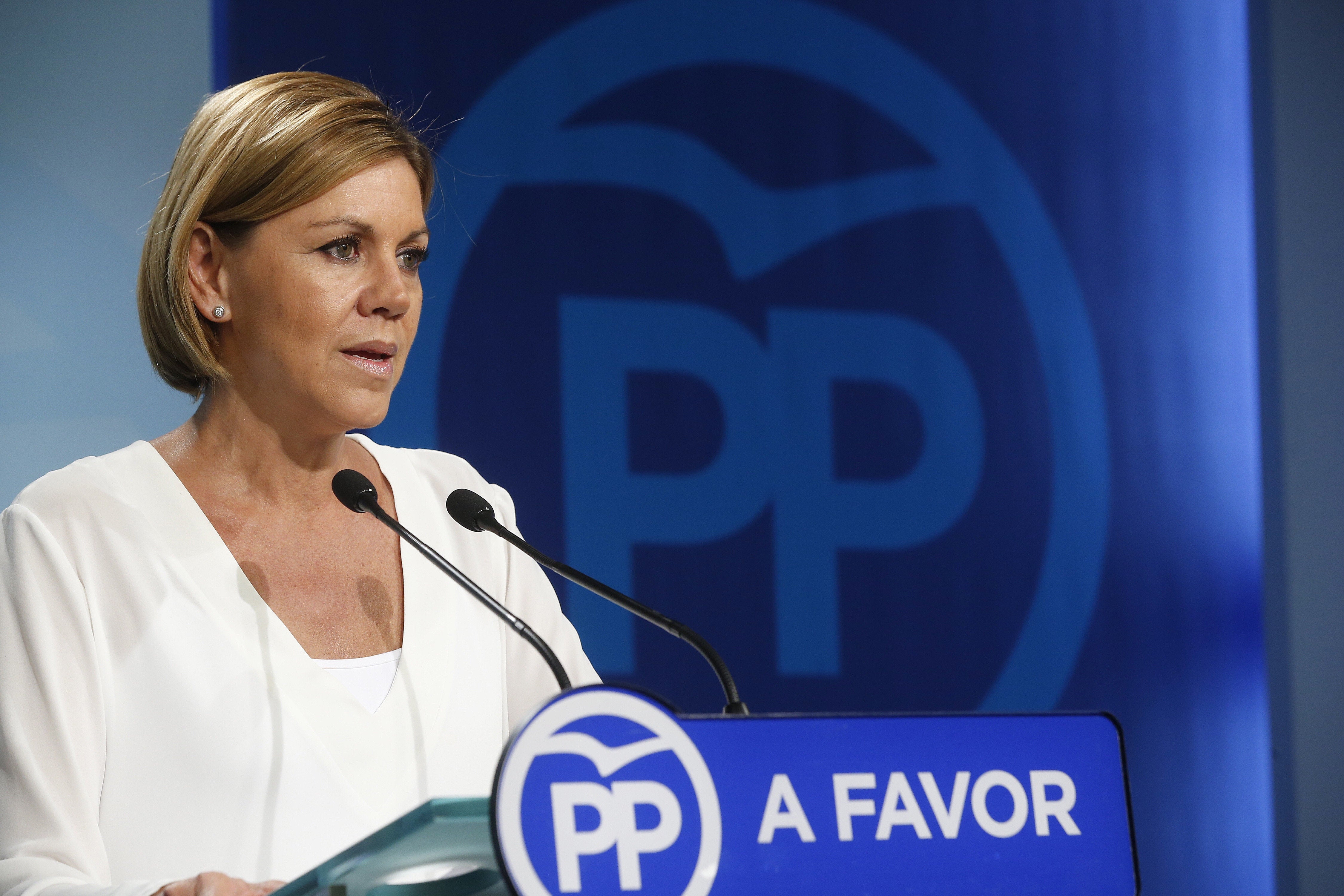 María Dolores de Cospedal da el salto al Gobierno ocupando la cartera de Defensa María Dolores de Cospedal da el salto al Gobierno ocupando la cartera de Defensa