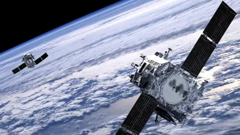 El dúo de satélites norteamericanos 'Stereo' El dúo de satélites norteamericanos 'Stereo'