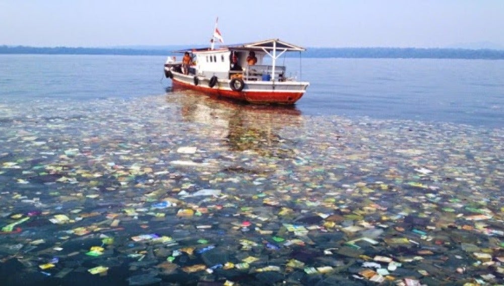 Mar Mediterráneo contaminado