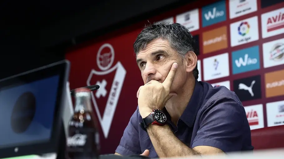 José Luis Mendilibar, entrenador del Eibar José Luis Mendilibar, entrenador del Eibar