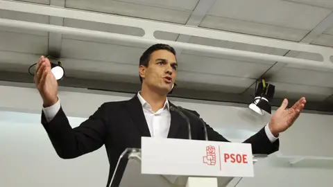 Pedro Sánchez, secretario general del PSOE Pedro Sánchez, secretario general del PSOE