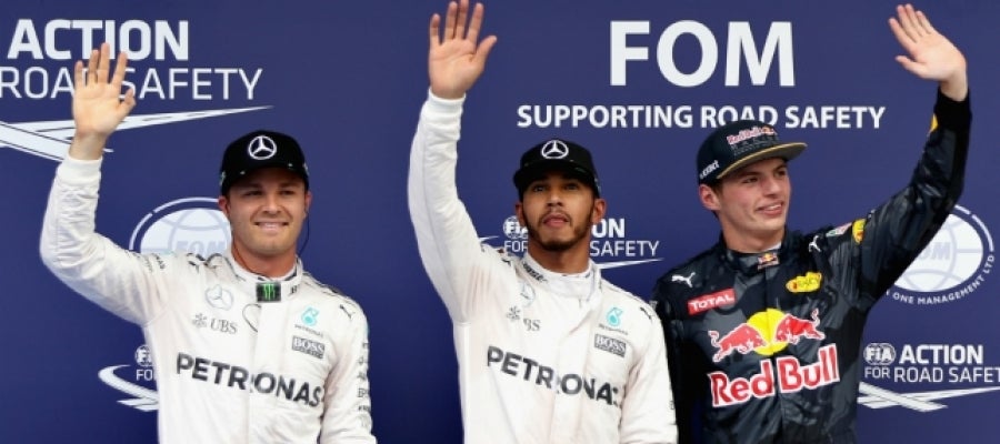 Rosberg, Hamilton y Verstappen en Malasia Rosberg, Hamilton y Verstappen en Malasia