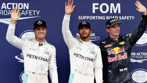 Rosberg, Hamilton y Verstappen en Malasia Rosberg, Hamilton y Verstappen en Malasia