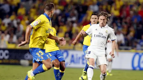Luka Modric, en el partido de Liga ante Las Palmas Luka Modric, en el partido de Liga ante Las Palmas