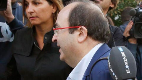 Imagen de Miquel Iceta acudiendo al Comit&eacute; Federal del PSOE