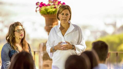 Maria Dolores de Cospedal en un acto en Toledo