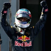 Ricciardo celebra su victoria Ricciardo celebra su victoria