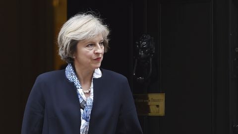 La primera ministra brit&aacute;nica, Theresa May.