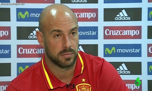 Pepe Reina: "En este grupo hay que trabajar por el bien colectivo, el que no lo haga, tirón de orejas" Pepe Reina: "En este grupo hay que trabajar por el bien colectivo, el que no lo haga, tirón de orejas"