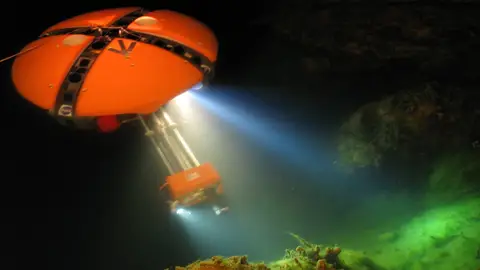 El submarino robótico que la Nasa ha metido en el Zacatón El submarino robótico que la Nasa ha metido en el Zacatón
