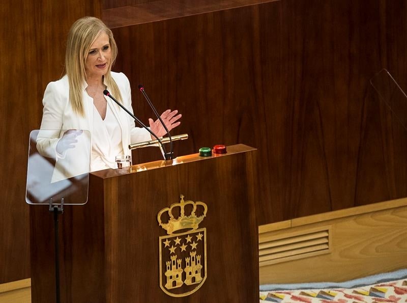 Cifuentes espera que los responsables de la Gürtel "paguen lo que tengan que pagar" Cifuentes espera que los responsables de la Gürtel "paguen lo que tengan que pagar"