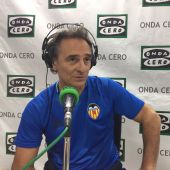 El entrenador del Valencia CF, Cesare Prandelli.