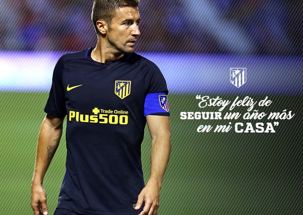 Gabi renueva con el Atlético de Madrid hasta 2018 Gabi renueva con el Atlético de Madrid hasta 2018