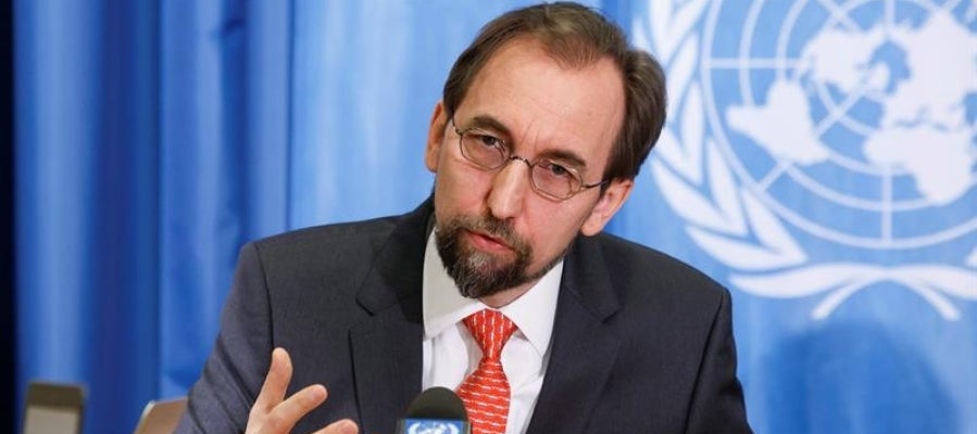 El alto comisionado de la ONU para los derechos humanos, Zeid Ra"ad al Hussein El alto comisionado de la ONU para los derechos humanos, Zeid Ra"ad al Hussein